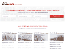 Tablet Screenshot of imovenda.com.br